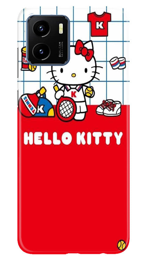 Hello Kitty Mobile Back Case for Vivo Y15s (Design - 322)