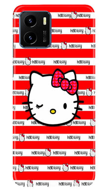 Hello Kitty Mobile Back Case for Vivo Y15s (Design - 323)