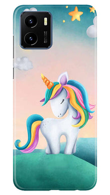 Unicorn Mobile Back Case for Vivo Y15s (Design - 325)