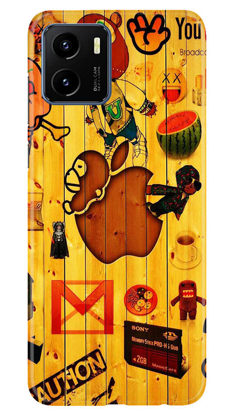 Wooden Texture Mobile Back Case for Vivo Y15s (Design - 326)