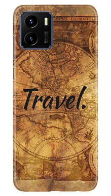 Travel Mobile Back Case for Vivo Y15s (Design - 334)