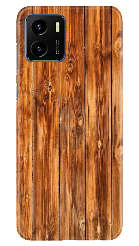 Wooden Texture Mobile Back Case for Vivo Y15s (Design - 335)