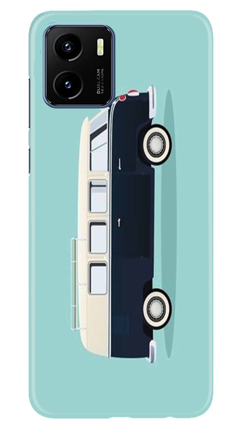 Travel Bus Mobile Back Case for Vivo Y15s (Design - 338)