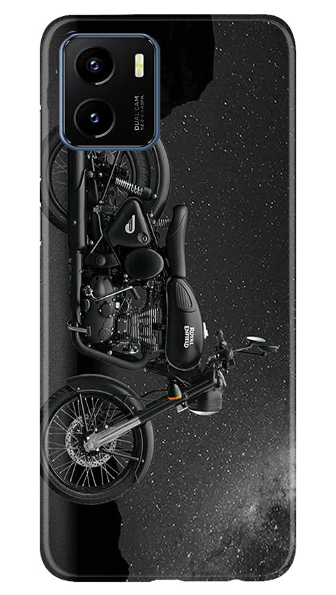 Royal Enfield Mobile Back Case for Vivo Y15s (Design - 340)