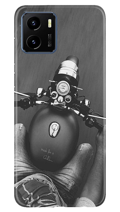 Royal Enfield Mobile Back Case for Vivo Y15s (Design - 341)