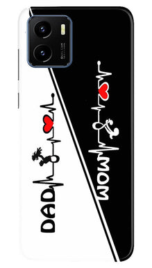 Love Mom Dad Mobile Back Case for Vivo Y15s (Design - 344)