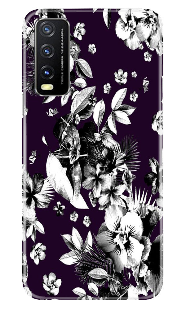 white flowers Case for Vivo Y20A
