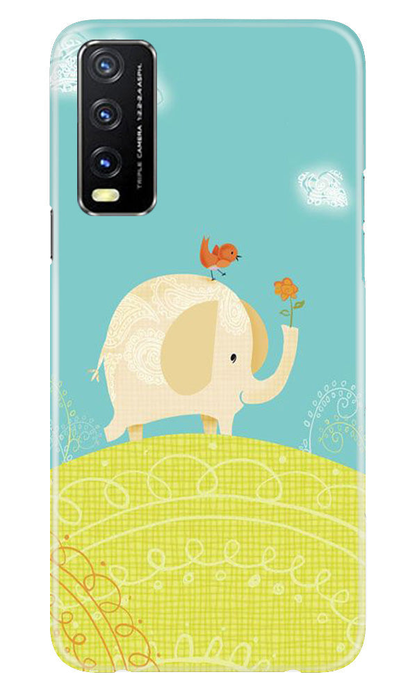 Elephant Painting Case for Vivo Y20A