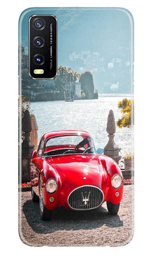 Vintage Car Mobile Back Case for Vivo Y20T (Design - 51)