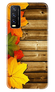 Wooden look3 Mobile Back Case for Vivo Y20A (Design - 61)