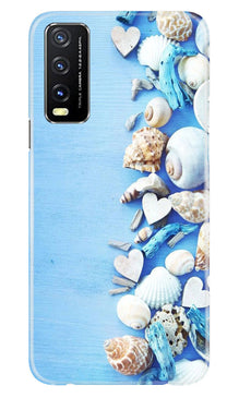 Sea Shells2 Mobile Back Case for Vivo Y20A (Design - 64)