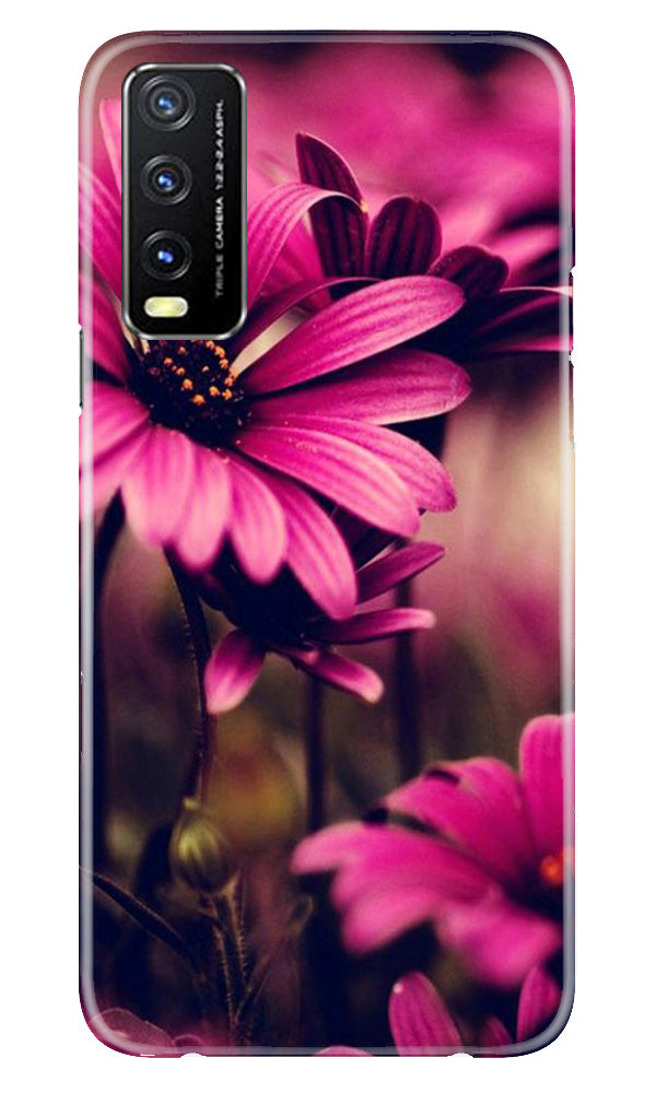 Purple Daisy Case for Vivo Y20A