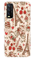 Love Paris Case for Vivo Y20T  (Design - 103)