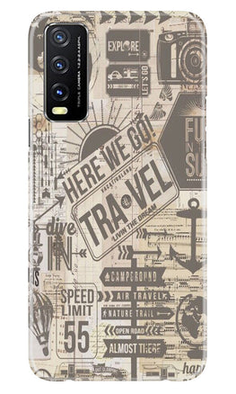 Travel Case for Vivo Y20A(Design - 104)