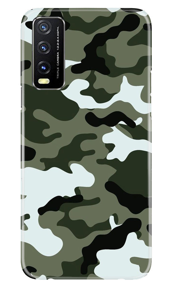 Army Camouflage Case for Vivo Y20A(Design - 108)