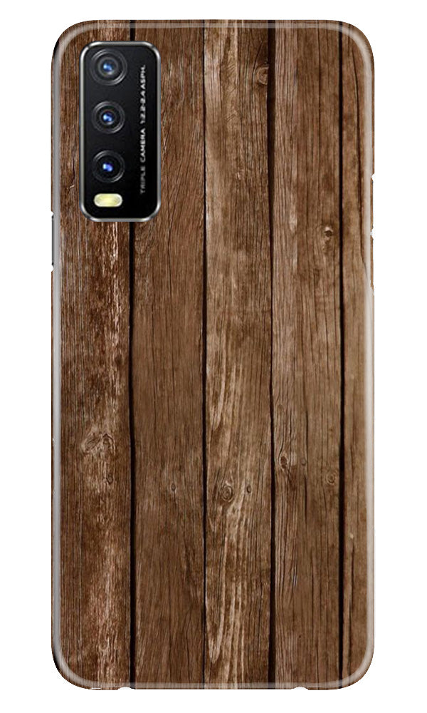 Wooden Look Case for Vivo Y20T  (Design - 112)