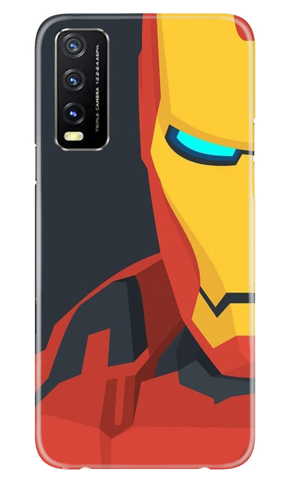 Iron Man Superhero Case for Vivo Y20T  (Design - 120)