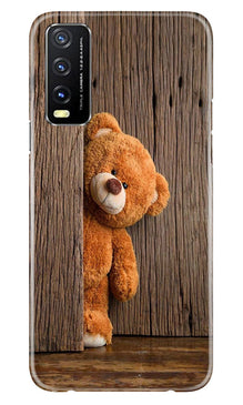 Cute Beer Mobile Back Case for Vivo Y20A  (Design - 129)