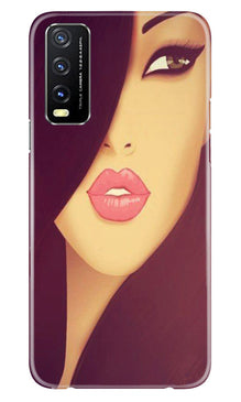 Girlish Mobile Back Case for Vivo Y20A  (Design - 130)