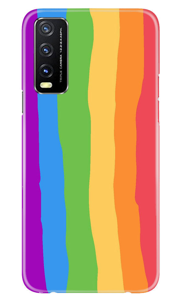 Multi Color Baground Case for Vivo Y20A  (Design - 139)