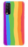 Multi Color Baground Case for Vivo Y20T  (Design - 139)