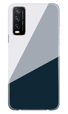 Blue Shade Mobile Back Case for Vivo Y20A (Design - 151)