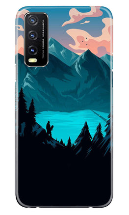 Mountains Case for Vivo Y20A (Design - 155)