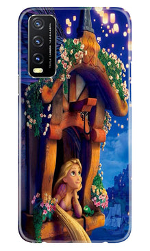 Cute Girl Mobile Back Case for Vivo Y20T (Design - 167)