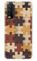 Puzzle Pattern Case for Vivo Y20A (Design No. 186)