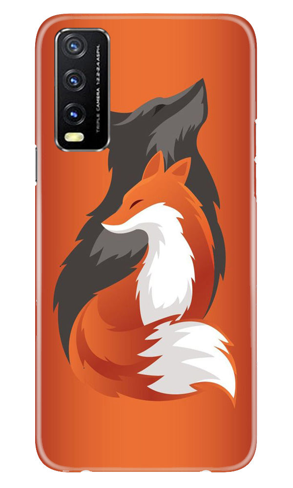 Wolf  Case for Vivo Y20A (Design No. 193)