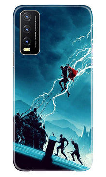 Thor Avengers Mobile Back Case for Vivo Y20A (Design - 212)