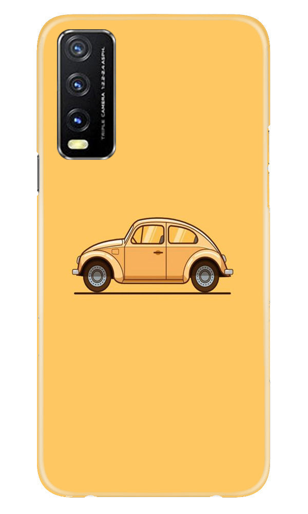 Vintage Car Case for Vivo Y20A (Design No. 231)
