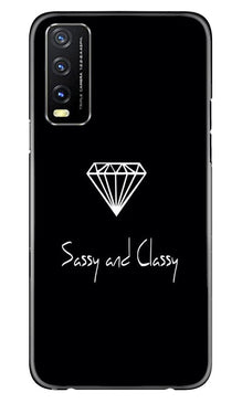 Sassy and Classy Mobile Back Case for Vivo Y20A (Design - 233)