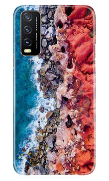 Sea Shore Mobile Back Case for Vivo Y20A (Design - 242)