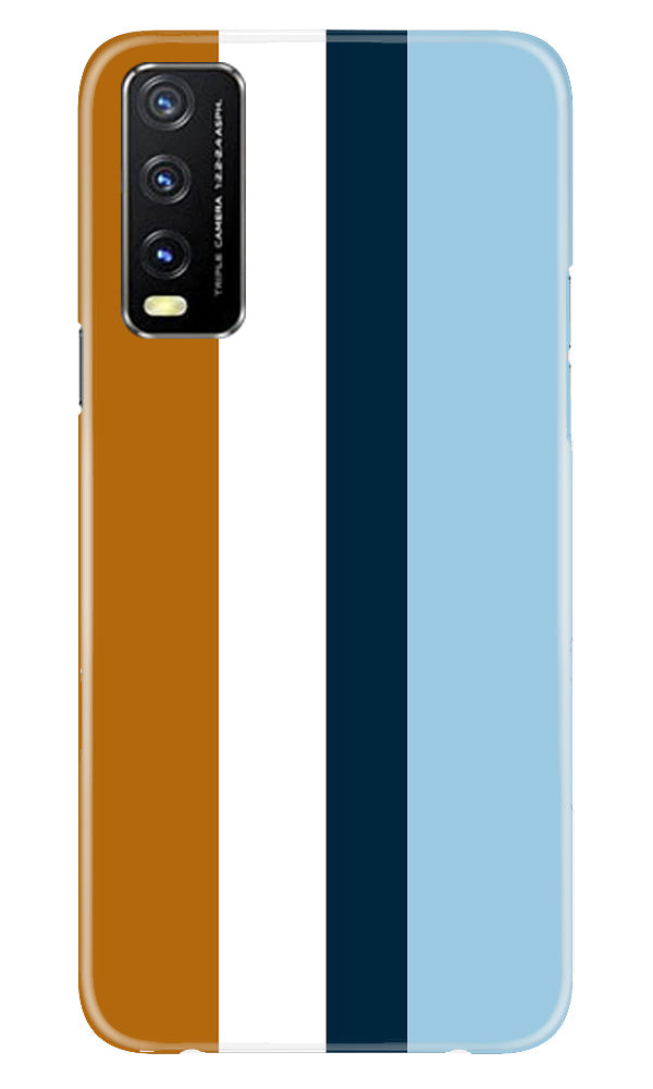Diffrent Four Color Pattern Case for Vivo Y20A (Design No. 244)