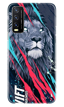 Lion Mobile Back Case for Vivo Y20A (Design - 247)
