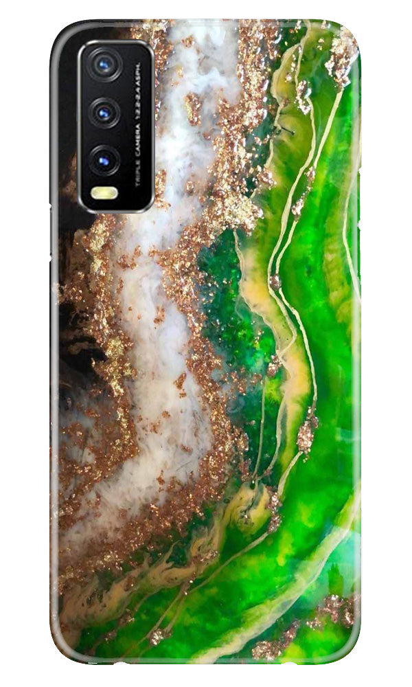 Marble Texture Mobile Back Case for Vivo Y20A (Design - 269)