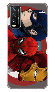 Superhero Mobile Back Case for Vivo Y20T (Design - 273)