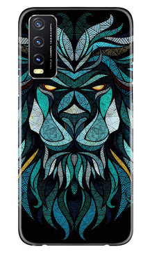 Lion Mobile Back Case for Vivo Y20T (Design - 276)