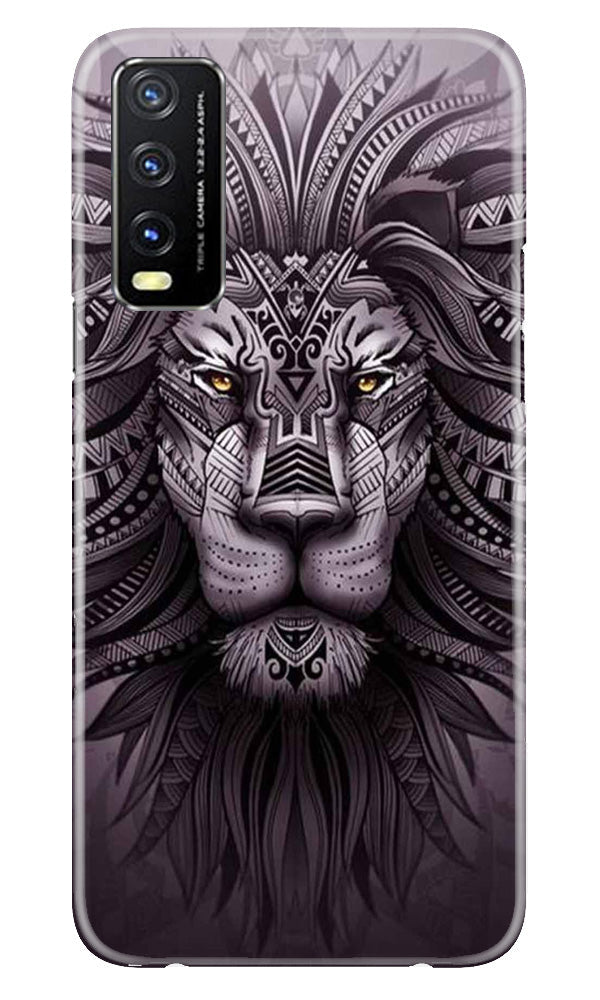 Lion Mobile Back Case for Vivo Y20T (Design - 277)