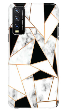 Marble Texture Mobile Back Case for Vivo Y20T (Design - 284)