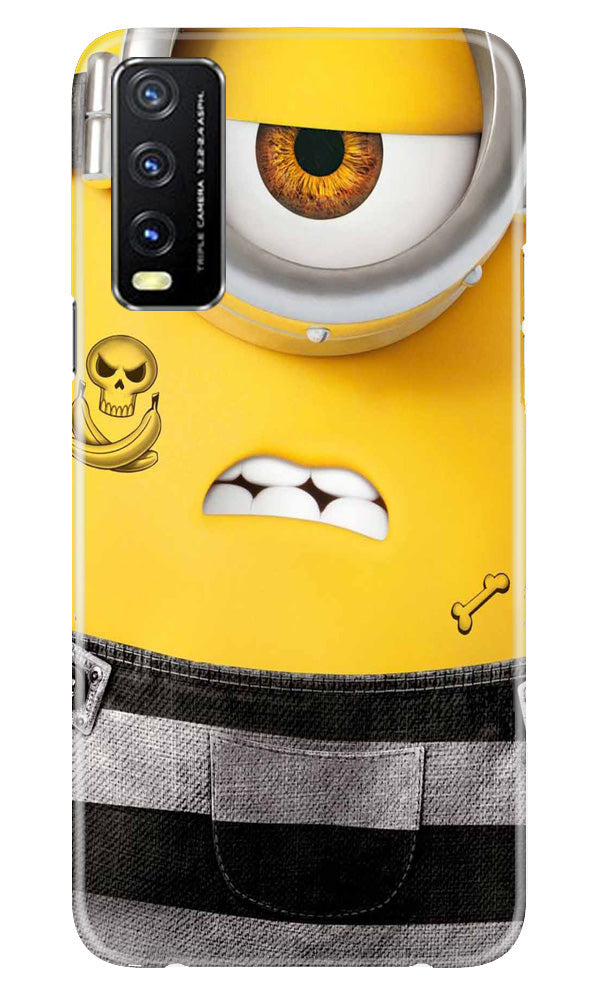 Minion Mobile Back Case for Vivo Y20A (Design - 286)
