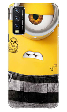 Minion Mobile Back Case for Vivo Y20T (Design - 286)