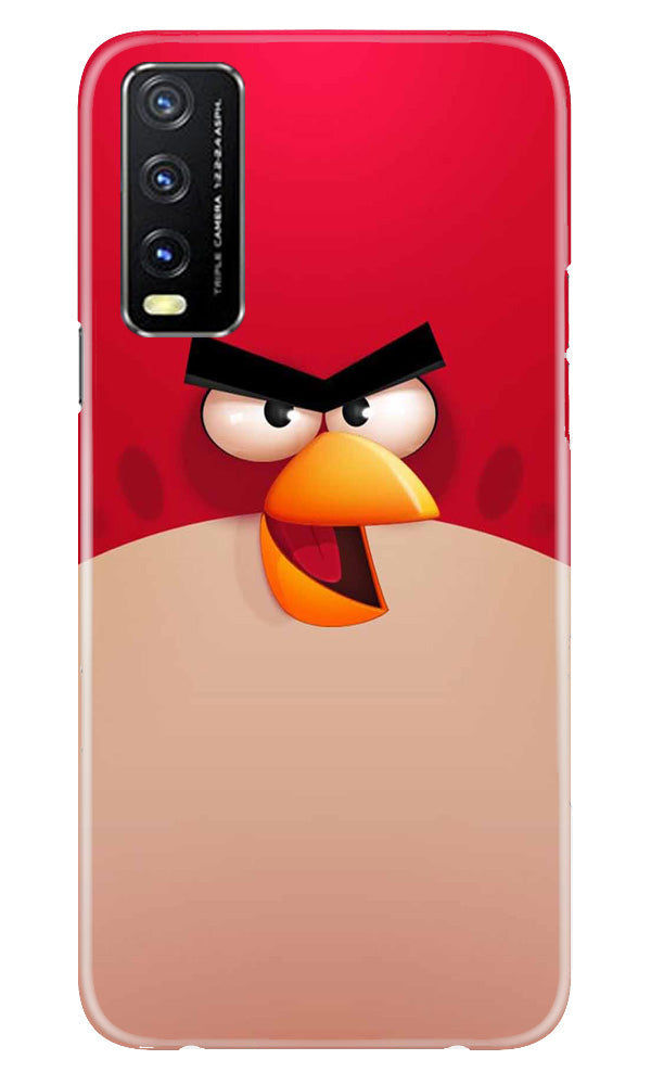 Angry Bird Red Mobile Back Case for Vivo Y20A (Design - 287)