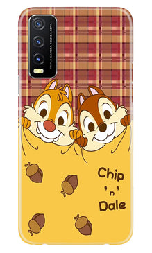 Chip n Dale Mobile Back Case for Vivo Y20A (Design - 302)