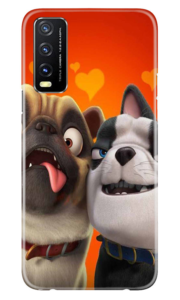 Dog Puppy Mobile Back Case for Vivo Y20A (Design - 310)