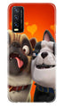 Dog Puppy Mobile Back Case for Vivo Y20T (Design - 310)