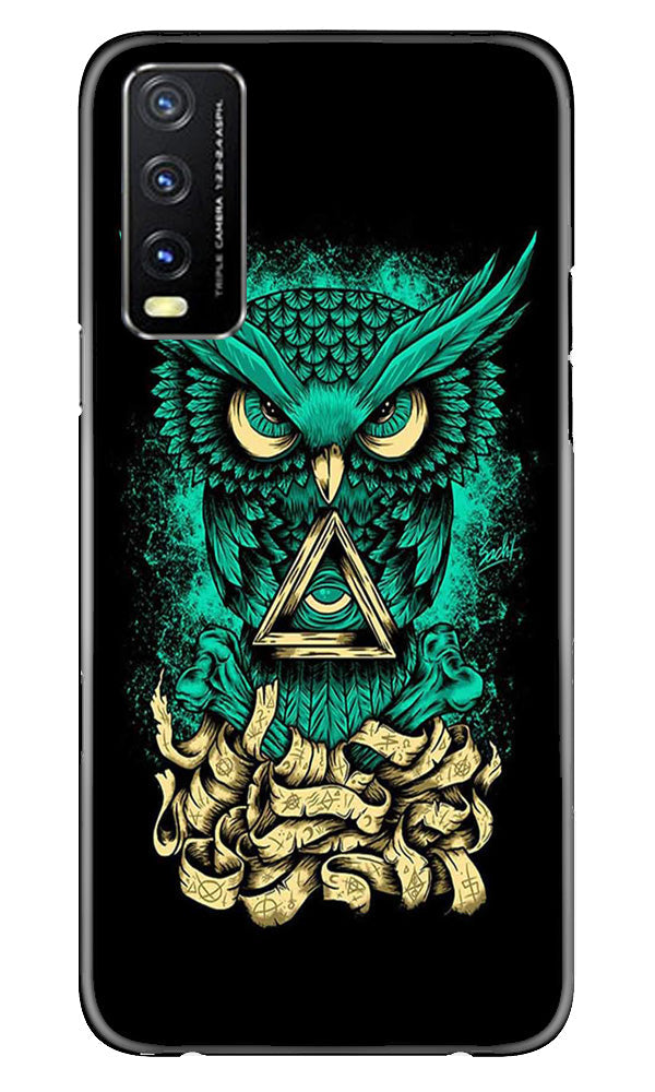 Owl Mobile Back Case for Vivo Y20A (Design - 317)