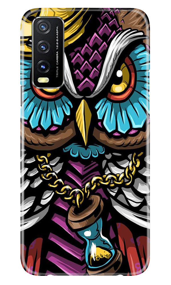 Owl Mobile Back Case for Vivo Y20A (Design - 318)