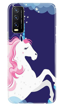 Unicorn Mobile Back Case for Vivo Y20A (Design - 324)